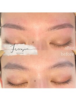 フリージア(Freesia)/眉パーマがなくてもこんなに整う