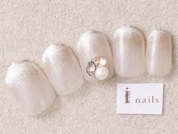 アイネイルズ 三宮店(I nails)/ブライダルマグネットグラデ