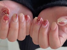 ラグゼ 高林店(Luxxe)/アートコース♪血色ハートネイル