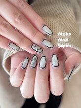 ネコ(Neko)/グレー　大人　ガーリー　韓国