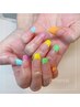 【定番が可愛い】お好きなカラーで組合せ可能！Handフレンチ60分￥6400