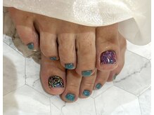 タムタムネイル 本厚木(Tam Tam Nail)/フット親指アート