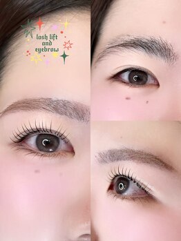 メル(meru)/eyebrow × lash lift