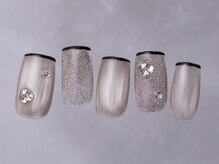 ジェミーネイル シンジュク(Jemiy nail shinjuku)/スキニーフレンチ¥5980
