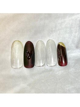 プルミエ ネイル(Premier Nail)/定額☆マット×ハート
