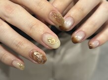 クレセント 心斎橋店(Crescent)/ブラウンインクニュアンス/kanna