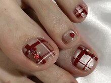 ハンドが出来ない方もフットで可愛く♪