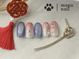 成人式ネイル/振袖/和装/和柄