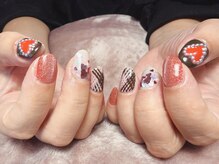 ネイルサロン アンジュ(Ange)の雰囲気（キャンペーンネイルは、バレンタインネイルで可愛い♪）