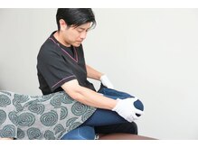 整体院ばんくうの雰囲気（体の状態を確認しながら、原因から整えていきます）