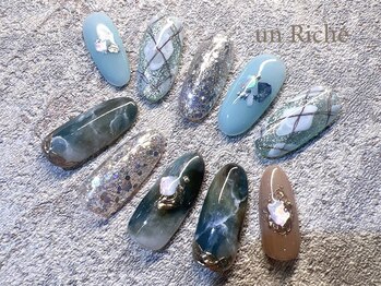 アンリッシュ 新宿東口店(un Riche)の写真/定額制で分かりやすい価格設定★トレンドネイルも多数◎スピーディ施術×プチプラで毎月通いやすい♪[新宿]