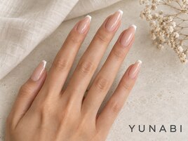 ベージュ細フレンチ長さ出し
