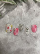 ネイルサロン ネイルクク(Nail KUKU)/3月フット7150