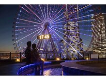 横浜みなとみらい万葉倶楽部/★自慢の夜景★展望足湯庭園