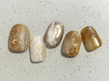 アイネイルズ 池袋店(I-nails)/ブラウンベージュニュアンス