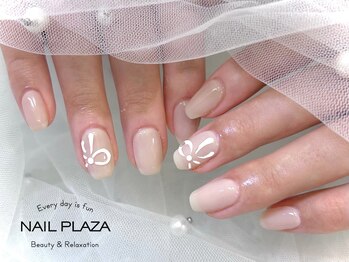 ネイルプラザ 河原町OPA店(NAIL PLAZA)/リボンネイル