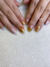 ウロネイルズ(ulo nails)/オレンジマグネットでデザイン