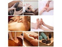 ヘッド/ハンド/ボディ/フット等,様々なメニューを受けられます♪