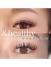 [OPEN価格]&Healthyフラットラッシュ120本+パーマ ¥9200→¥7500
