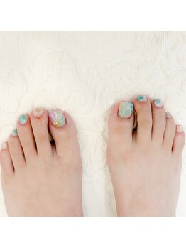 キュント(Qun’t)/アリエルイメージの概念ネイル