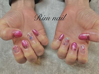 リム(Rim)/押し花ネイル