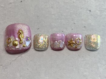ネイル シンデレラ(Nail☆Cinderella)/FOOT90min◇マリンネイル