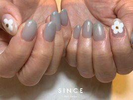 【パラジェル】お花ネイル