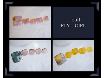 ネイル フライガール(nail FLY GIRL)/フットデザイン♪