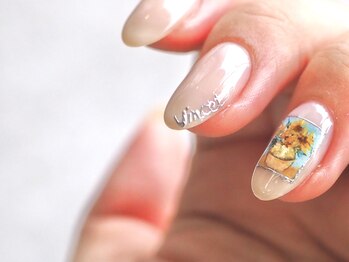 グランジュ(glaNje)/手描き★絵画風ネイル