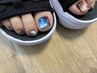フットジェル色選択不可お任せネイル5500円