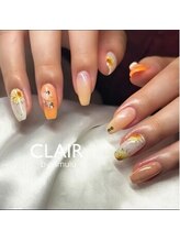 クレール バイ アミュール(CLAIR by.amulu)/ひまわりネイル
