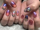 花火ネイル