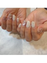 ネイルサロンリュクス (nailsalon Luxe)/ワンホンビジューネイル