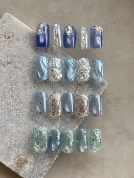 ケーネイルアトリエ もみじヶ丘店(K nail atelier)の写真/【完全定額制★持ち込みなし】K nail atelierならではのオリジナルデザインをご提案！オフケア込み☆