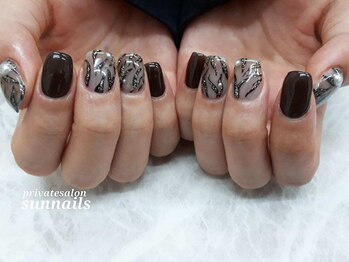 サンネイルズ(sun nails)/6本アート