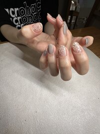 2色ワンカラーとラメ