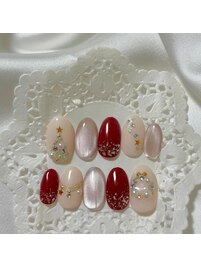 クリスマスネイル