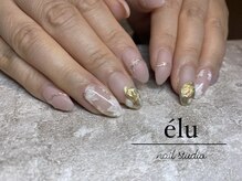 エル(elu)/パラジェル　花びらネイル