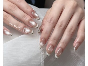 アモールビューティー 新宿店(Amor Beauty)/チップ長さだし　持ち込みアート