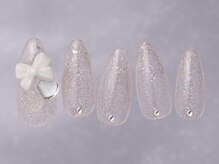 ジェミーネイル シンジュク(Jemiy nail shinjuku)/フラッシュリボン¥5980