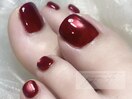 ボルドーマグネットネイル