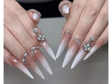 【4月期間限定】チップ長さだし持ち込みデザイン＋パーツ付け放題♪￥15980→¥13980