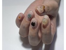 オレ(olle)の雰囲気(拘って集めた天然石nail)