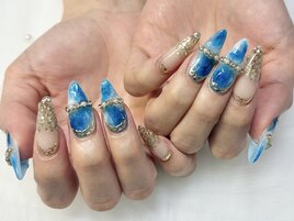スカルプ/長さ出し/ロングネイル