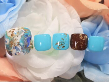 アンドシュシュネイル(&CHOU CHOU nail)/フット定額