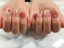 パールビューティーラッシュアンドネイル(Pearl Beauty Lash nail)/小花