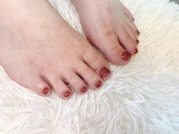 ポピー(Poppy)/ワンカラーフットネイル