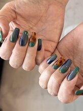 ネイルサロン ミル(Mille)/green&leopard
