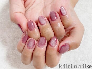 キキネイル 溝の口(kikinail)/マグネットネイル シルバー