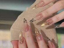 ベストネイル 池袋東口店(Best Nail)/フレンチヒョウ柄ネイル持ち込み